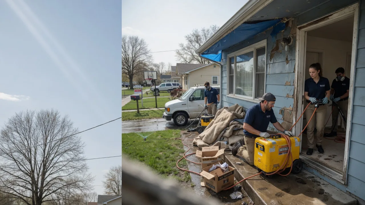 Basement Flood Cleanup in Willisville, IL near me